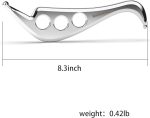 Herramienta de masaje de raspador muscular de acero inoxidable gua sha iastm para raspado de tejido profundo para liberación miofascial (patente pendiente) - Image 5