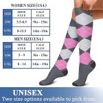 CHARMKING 6 Pairs-Compression Socks for Women & Men Circulation Best Support for Nurses, Running, Athletic,Flight Travel - Image 5