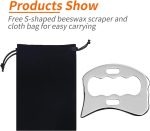 Rylpoint Herramienta de masaje Guasha, herramienta de raspado de acero inoxidable de grado para raspado de tejidos suaves, herramienta de masaje mejorada, material de terapia física, utilizado para espalda, piernas, brazos, cuello, hombro, gua sha, herramienta Gua sha - Image 3