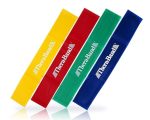THERABAND Juego de 4 bandas de resistencia, paquete de 4, kit de bucle de banda