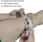 Herramienta de masaje de raspador muscular de acero inoxidable gua sha iastm para raspado de tejido profundo para liberación miofascial (patente pendiente) - Image 3