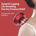 Becommend Juego de terapia de ventosas dinámicas, masajeador de celulitis 3 en 1, máquina de terapia al vacío removedor de celulitis, herramienta de masaje Gua Sha con 12 niveles de temperatura y succión, 12 niveles rojo - Image 3