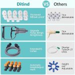 Ditind Juego de terapia de ventosas, juego de ventosas de 18 piezas, kit profesional de ventosas para terapia de masaje, ventosas actualizadas portátiles con funda, ventosas de bomba para celulitis, alivio del dolor muscular y terapia física. - Image 5