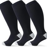 Wide Calf Compression Socks for Women & Men Extra Large Size Support Socks for Nurses Running Pregnant Travel, 15-20 mmHg