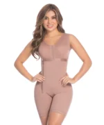 FAJA CON BRA MEDIA PIERNA Y CREMALLERA LATERAL REF 11216
