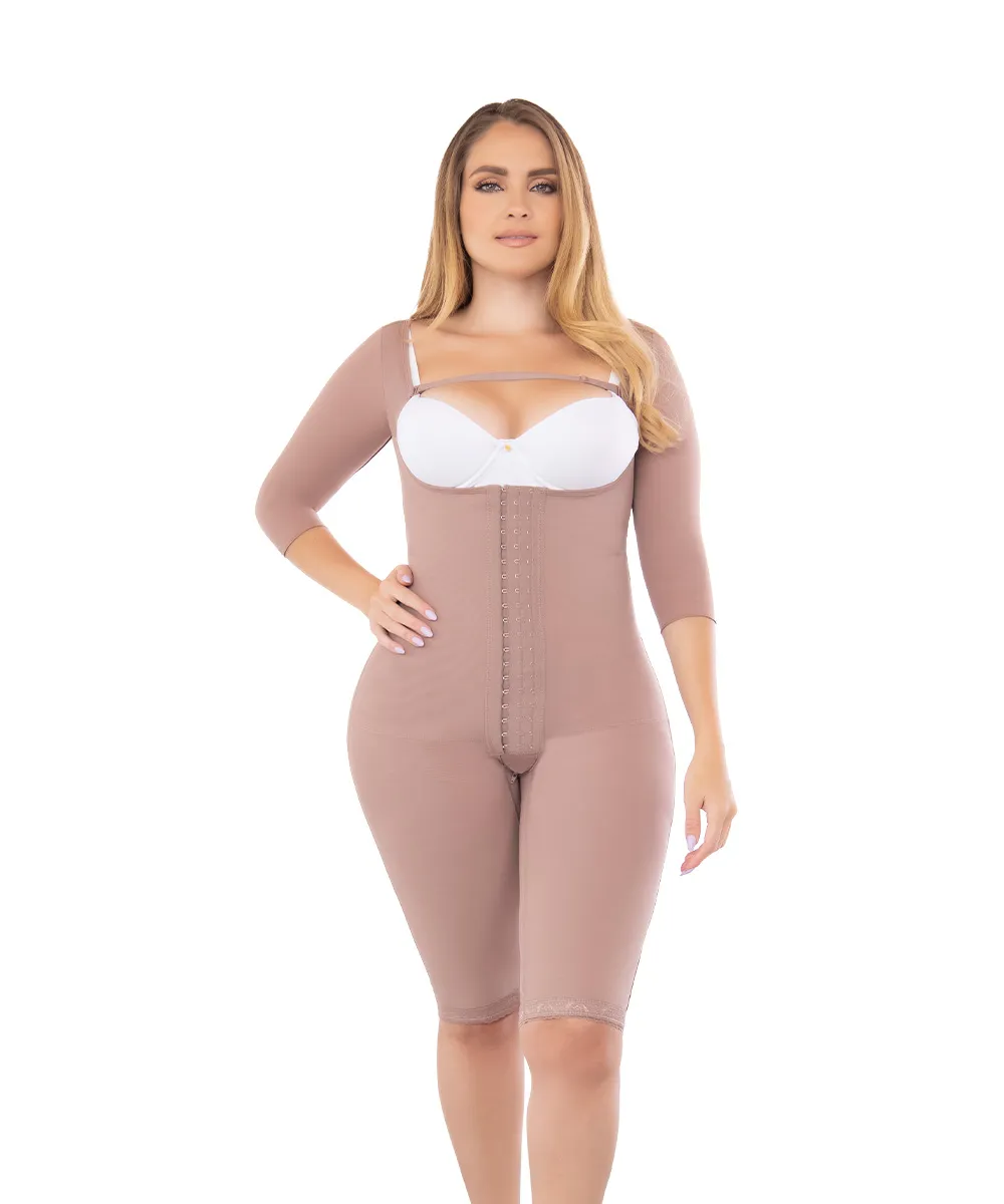 167836-1200-auto.webp FAJA A LA RODILLA CON MANGAS Y BUSTO LIBRE FIT 360 BROCHES REF. 11360 - Image 1